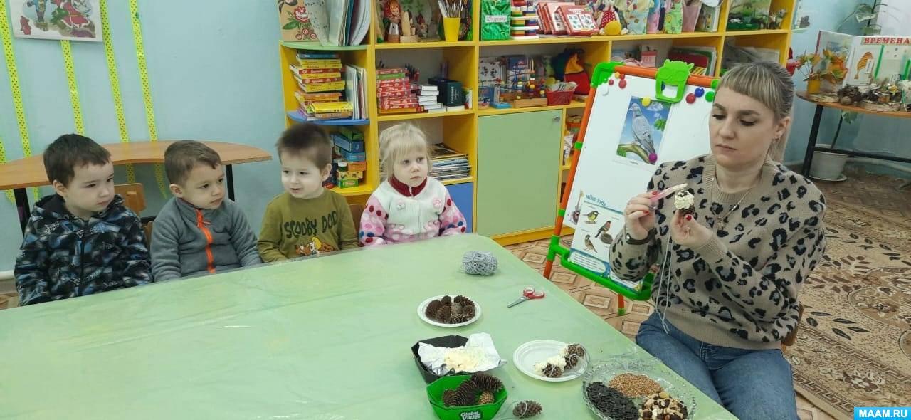 Мастер-класс «Экокормушки из шишек для зимующих птиц» (18 фото ...
