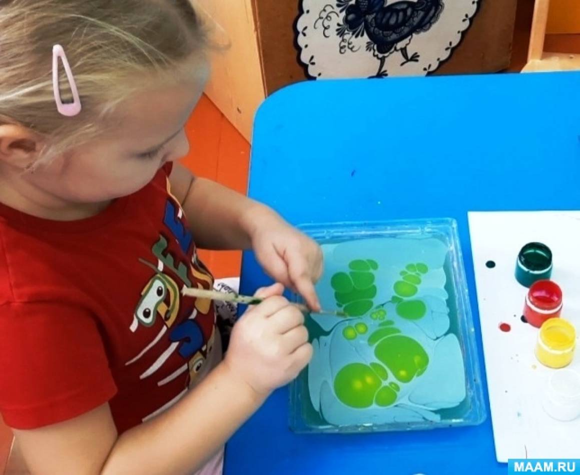 Эбру. Техника рисования - Фотоотчёты. Воспитателям детских садов ...