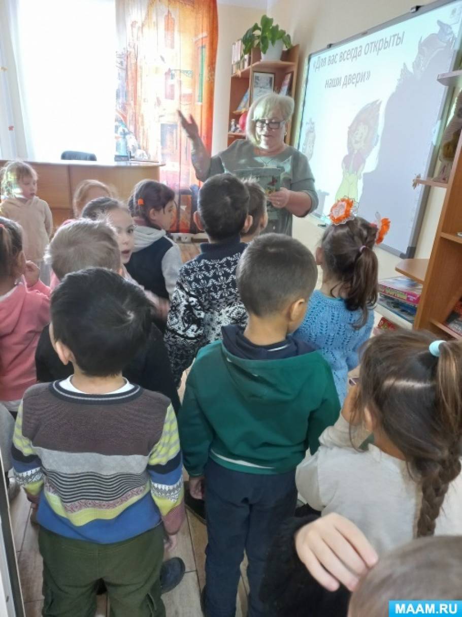 Экскурсия в Кабанскую детскую библиотеку. Фотоотчет
