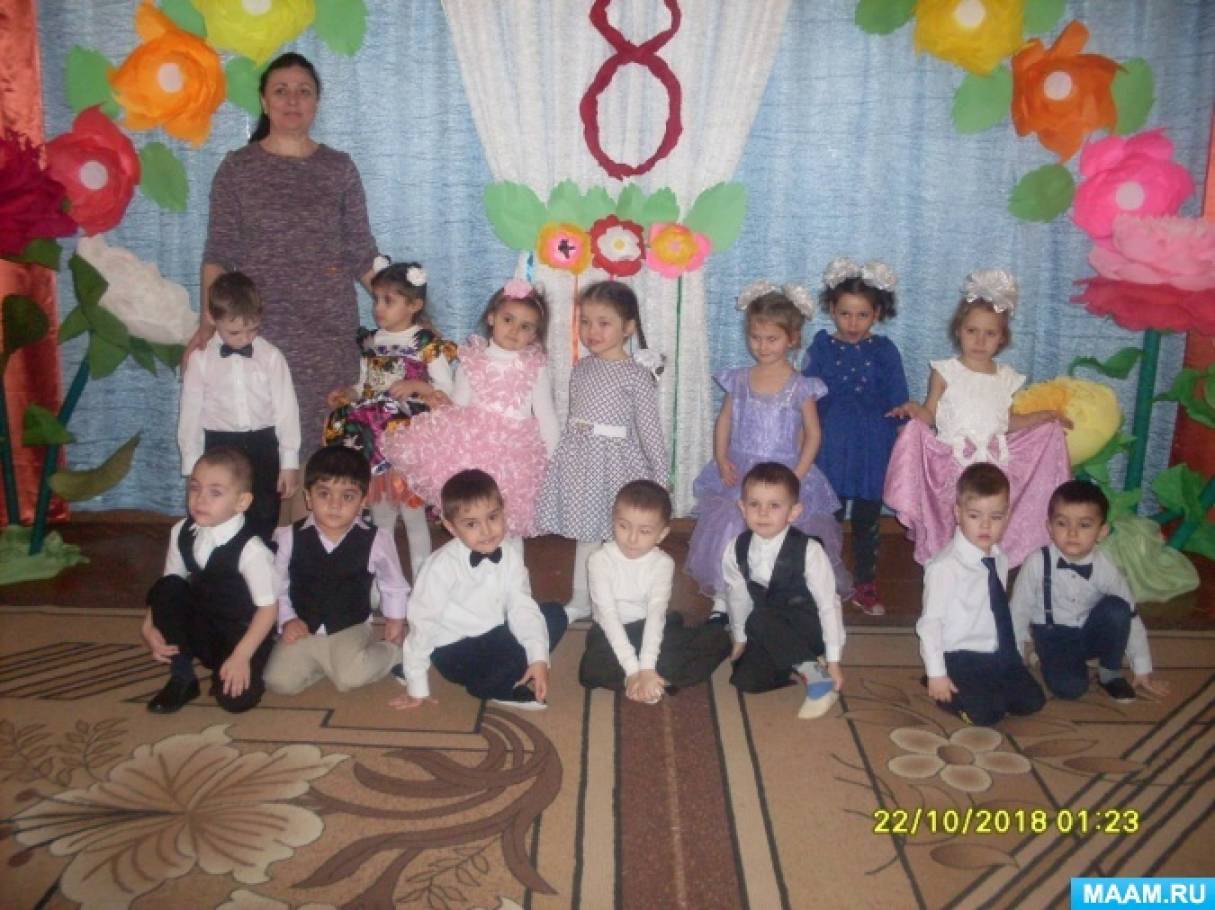 утренник к 8 марта во второй младшей группе