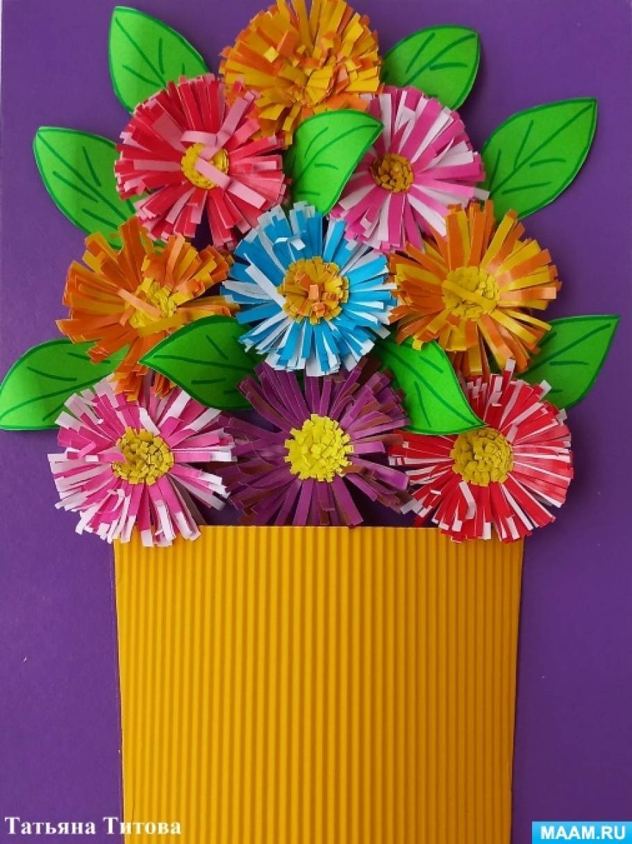 DIY ОБЪЁМНЫЕ ОТКРЫТКИ на 8 Марта Своими руками Подарок МАМЕ Цветы из БУМАГИ Mother’s birthday card