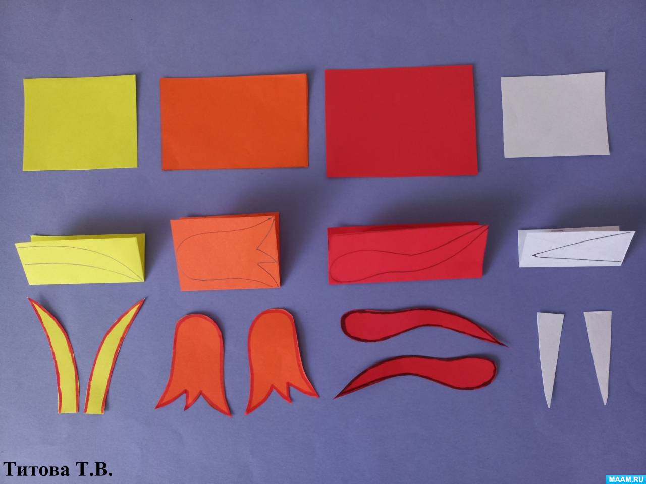 Фото №5 Самодельные игры и пособия Оригами для детей Поделки