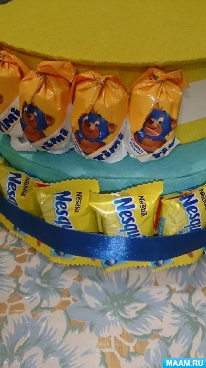 Как сделать торт из конфет своими руками. Смотреть фото Как сделать торт из конфет своими руками. Смотреть картинку Как сделать торт из конфет своими руками. Картинка про Как сделать торт из конфет своими руками. Фото Как сделать торт из конфет своими руками