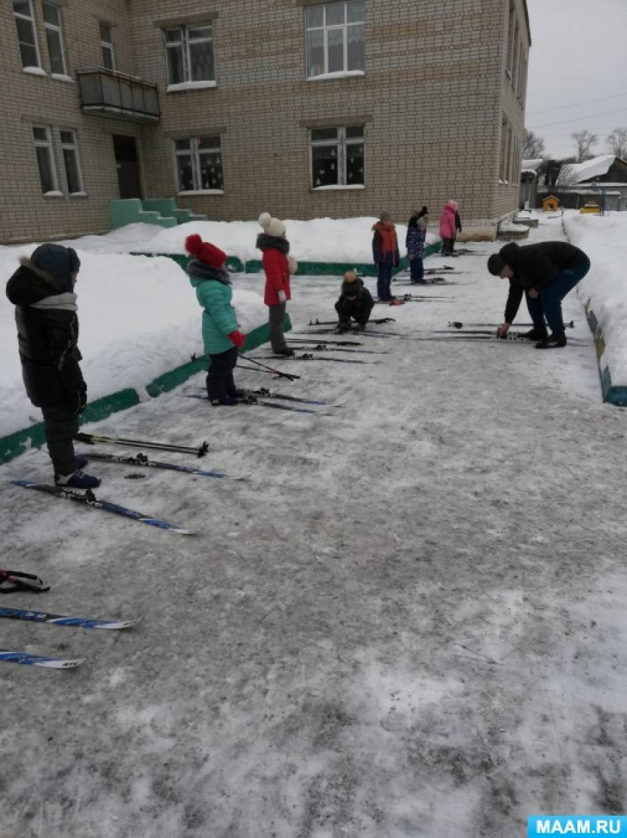 Лыжный спорт в нашем детском саду