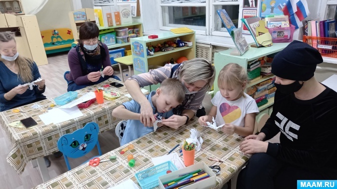 Отчет Мастеркласс для детей и родителей «Новогодние