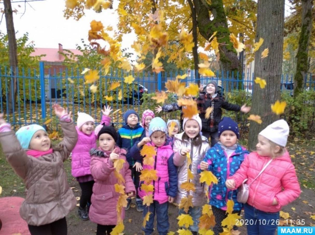Творческий проект в старшей группе детского сада «Осень»