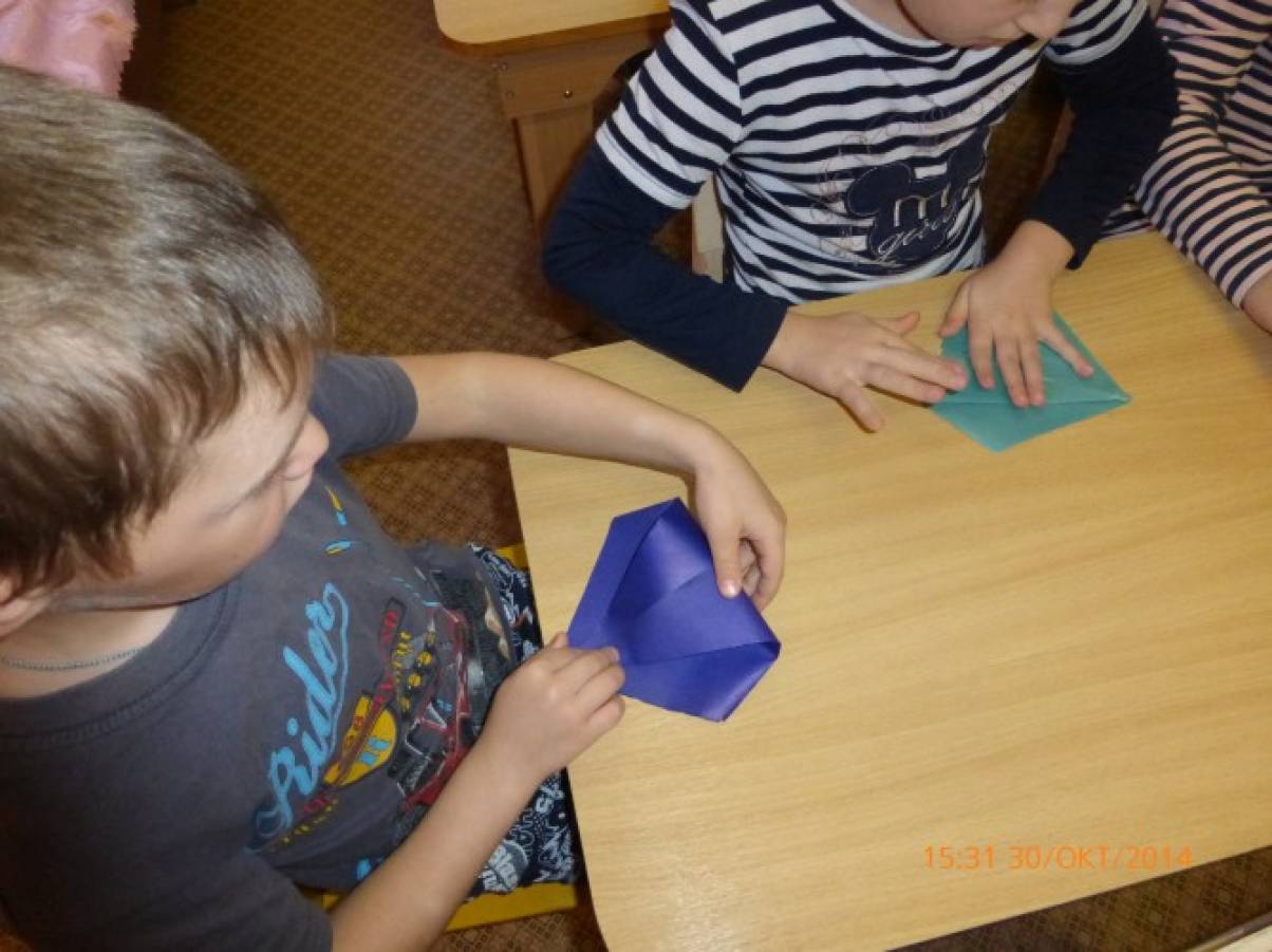 Конспект занятия кружка в начальной школе. Собачка своими руками в технике оригами