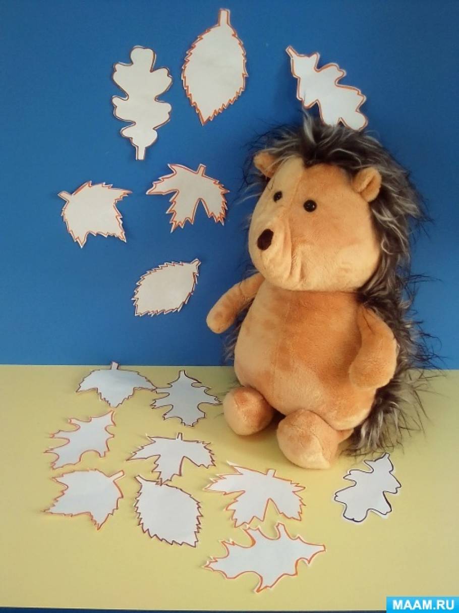 Ежик из картона