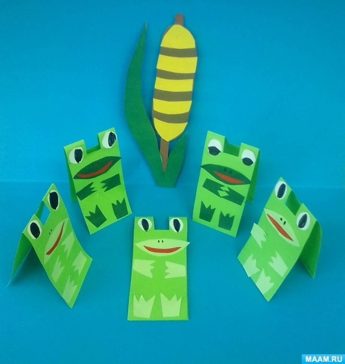 Конспект НОД по конструированию из бумаги «Лягушки» для младшего дошкольного возраста к международному Дню лягушек