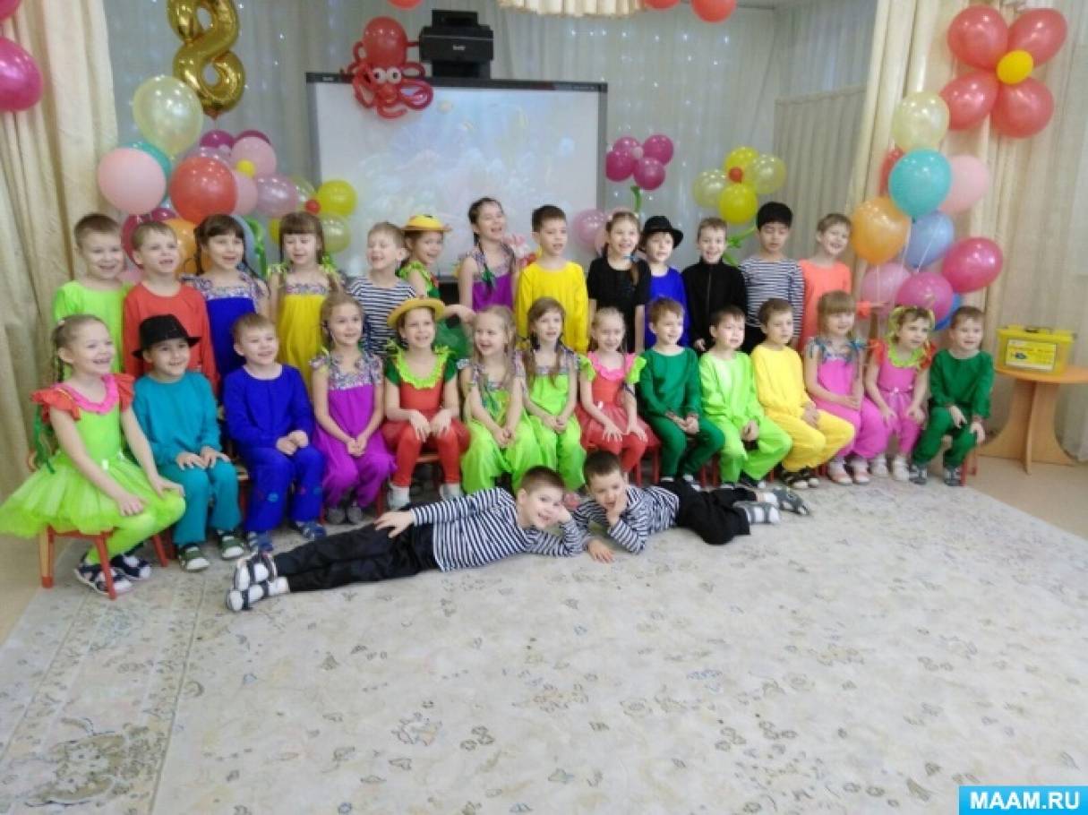 Видео и фотоотчет «Восьмое марта у чудо-осьминожек» Фото Видео и фотоотчет «Восьмое марта у чудо-осьминожек»