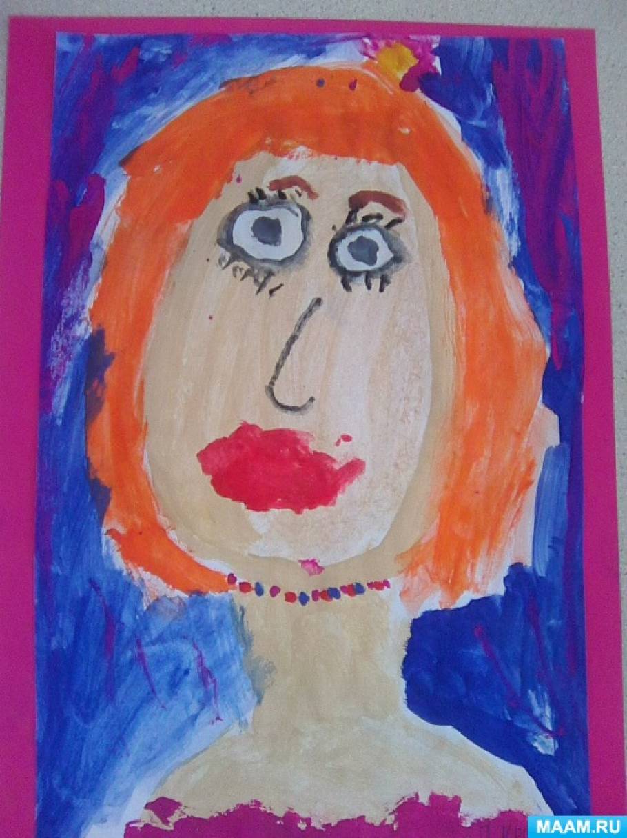 Портрет мамина для детей. Портрет мамы. Портрет мамы для детей. Портрет мамы рисование в старшей группе. Рисование в средней группе мамин портрет.