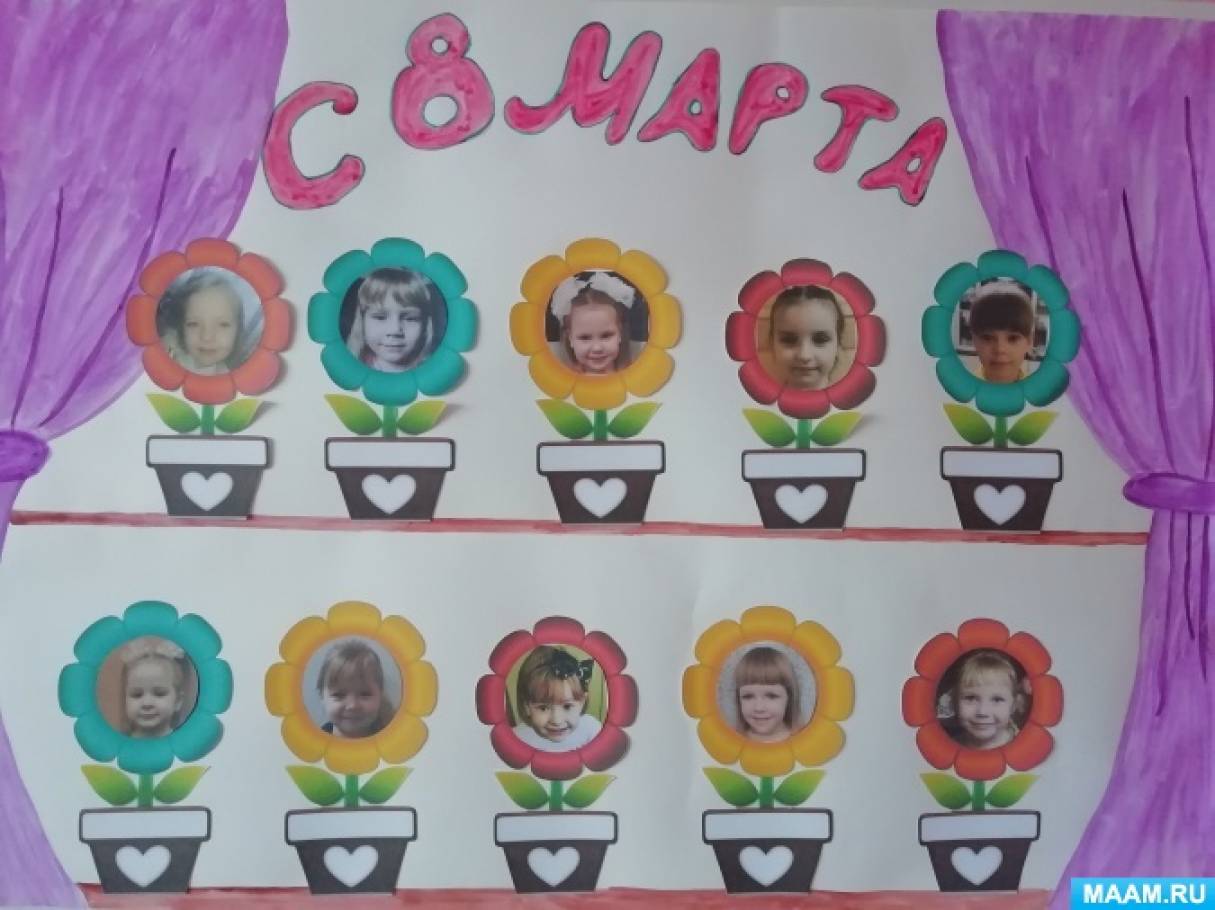 Сценарий 8 марта в средней группе в детском саду