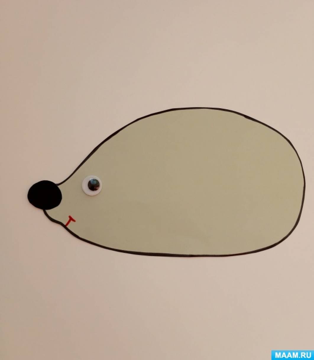Ежик из бумаги