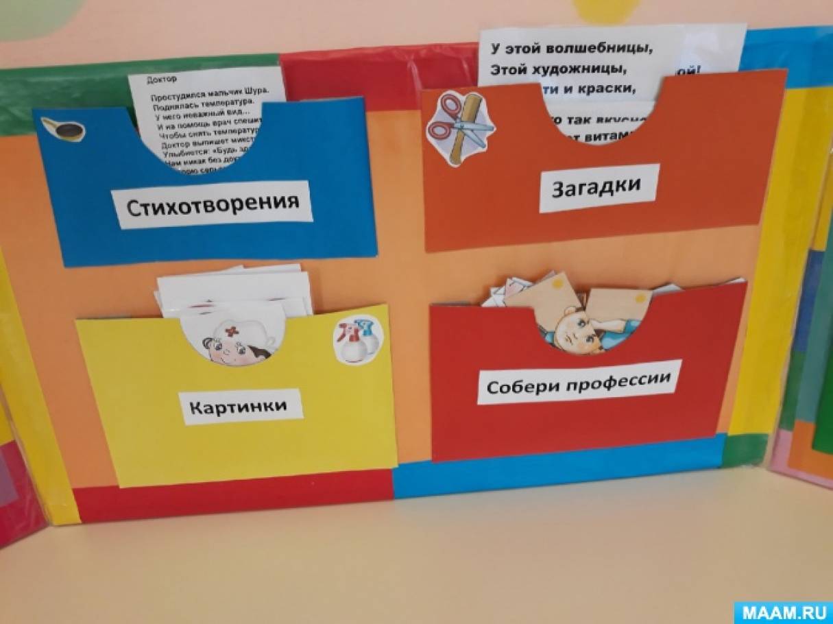 лэпбуки на тему профессии