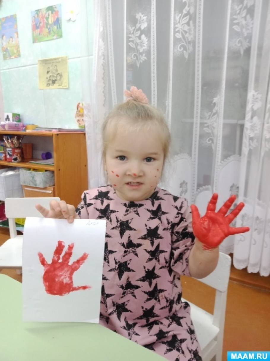 Рисуем ладошками (младшая группа) (3 фото). Воспитателям детских садов ...