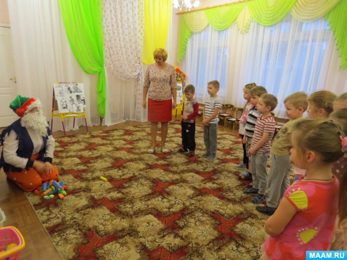 Конспект НОД по конструированию для детей старшей группы «Домики для гномиков»