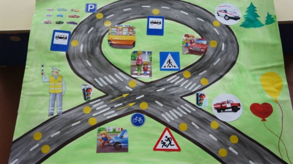 Дидактическая игра по правилам дорожного движения «На дороге»