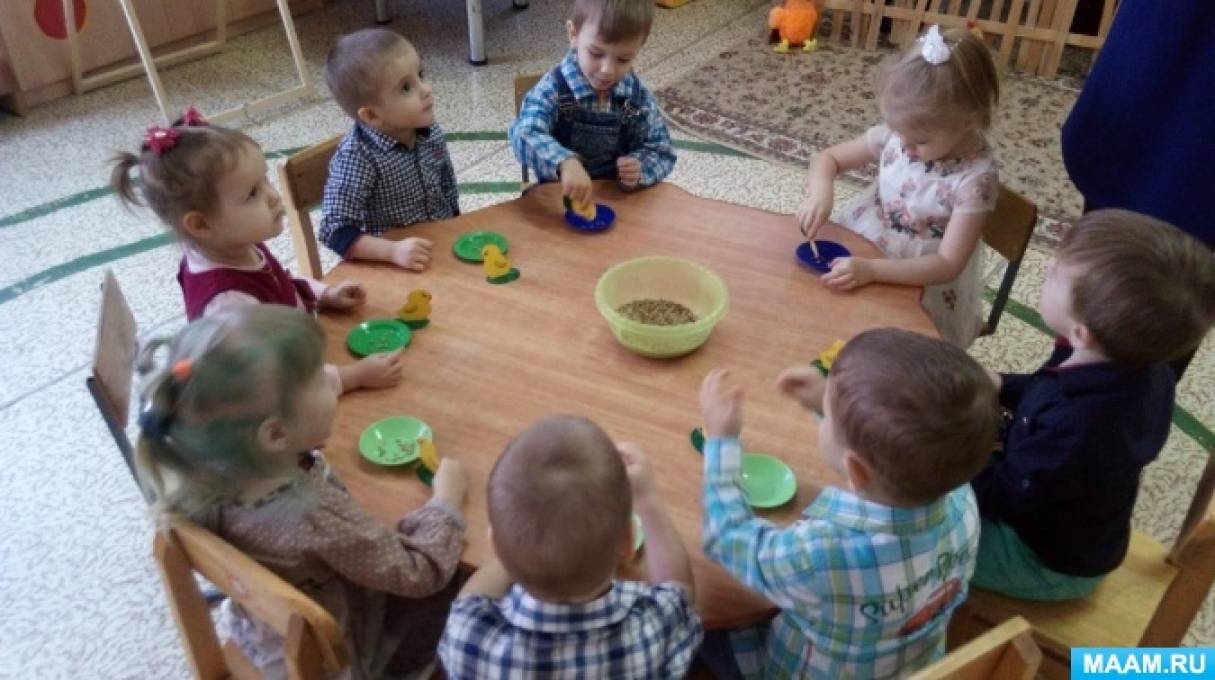 Петушок с ребенком 2 года