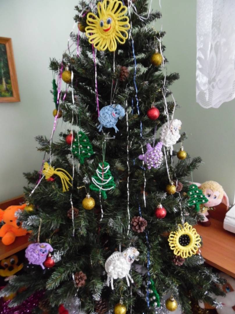 Новогодние Игрушки Макраме