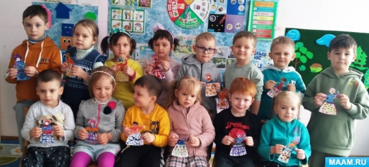 Конспект ОД по декоративному рисованию «Дымковская барышня» с детьми 4–5 лет