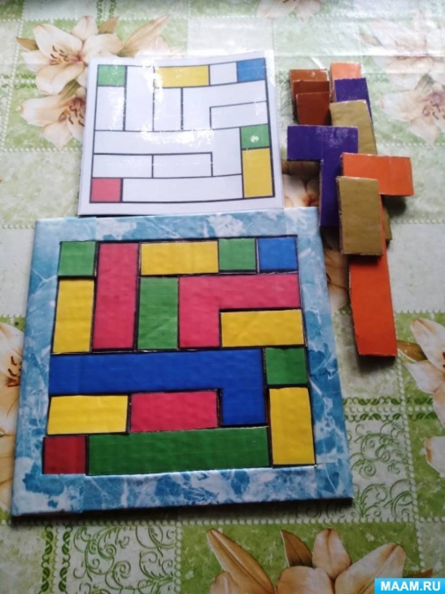 Мастер-класс по изготовлению игры-головоломки «Собери картинку» для детей от 5 лет