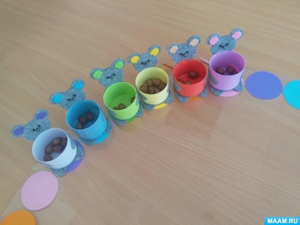 Дидактическая игра «Мышки собирают урожай» для детей 5–7 лет