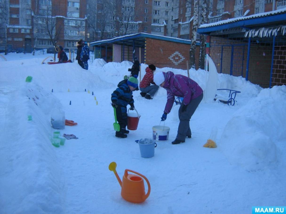 Детский сад снежок