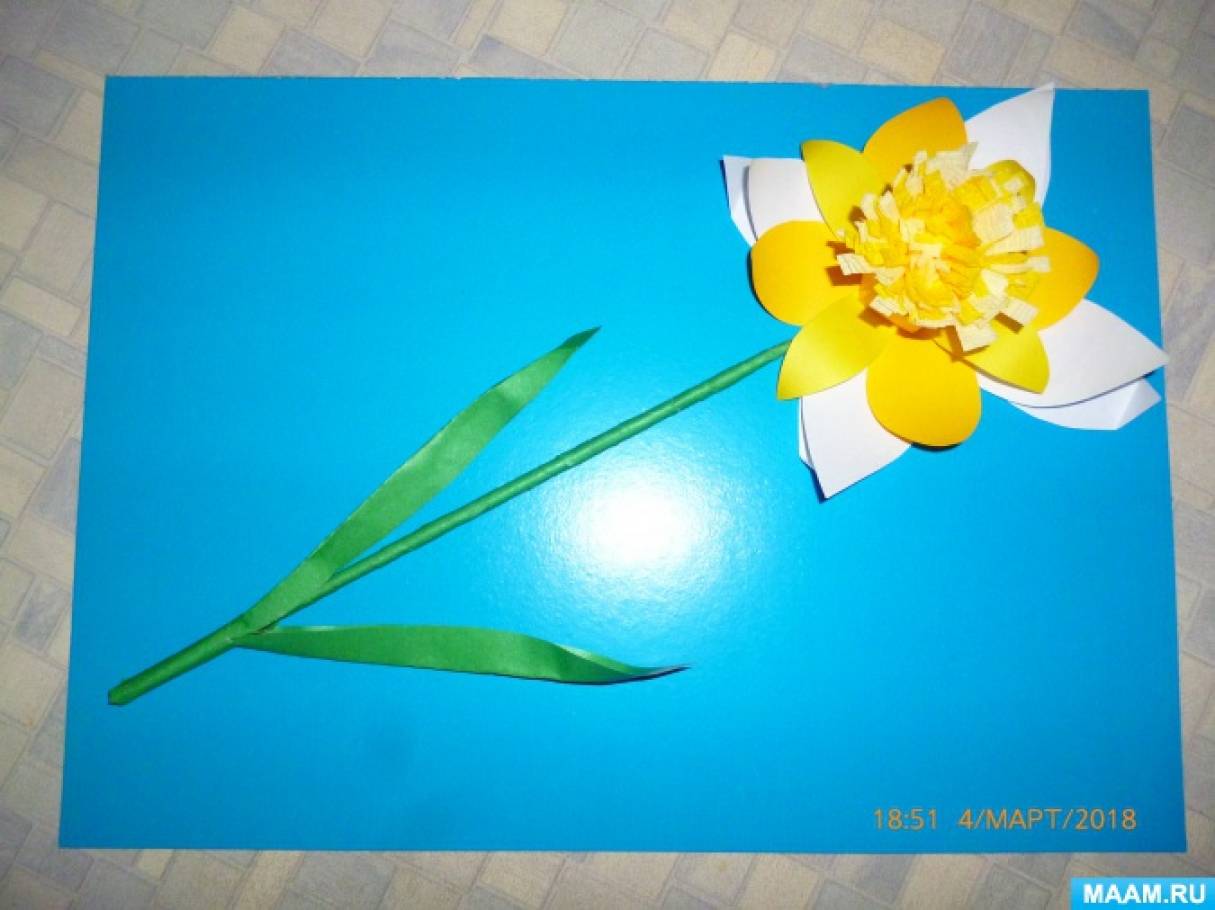 Мастер-класс «Нарцисс» Фото Мастер-класс «Нарцисс»