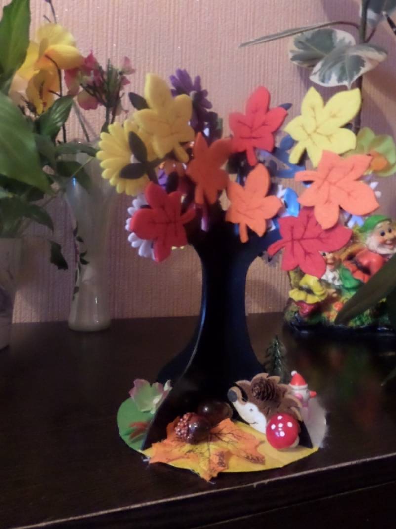 Дерево «Времена года» (4 фото). Публикация 225868. Воспитателям детских ...