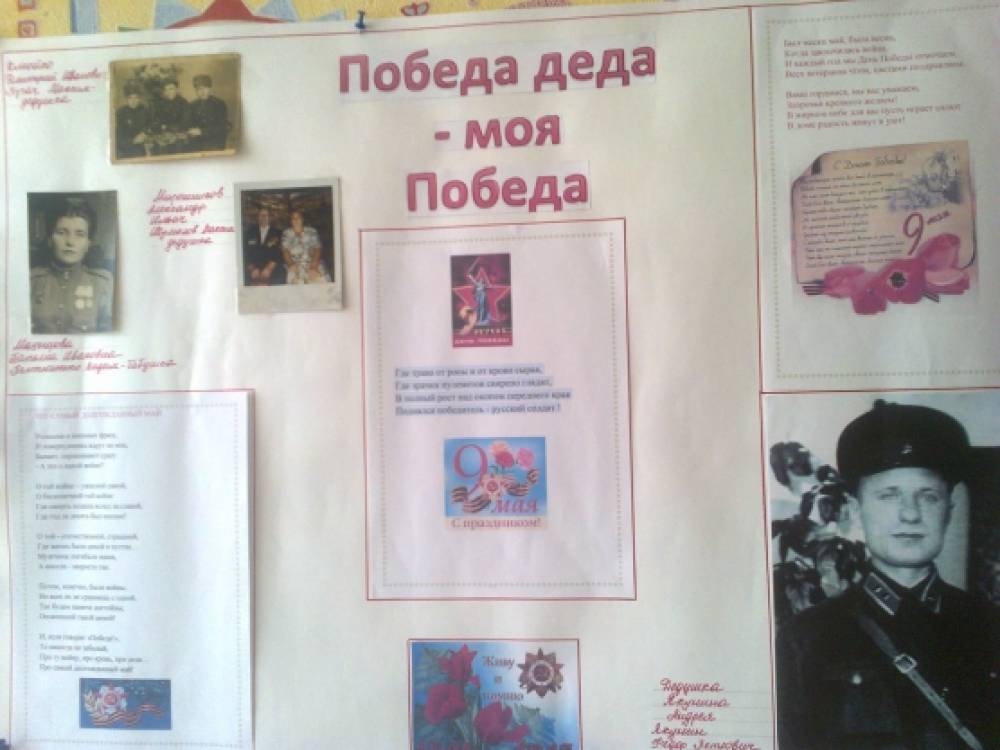 Фотоотчёт о работе по теме «Победа деда — моя Победа!» Фото Фотоотчёт о работе по теме «Победа деда — моя Победа!»