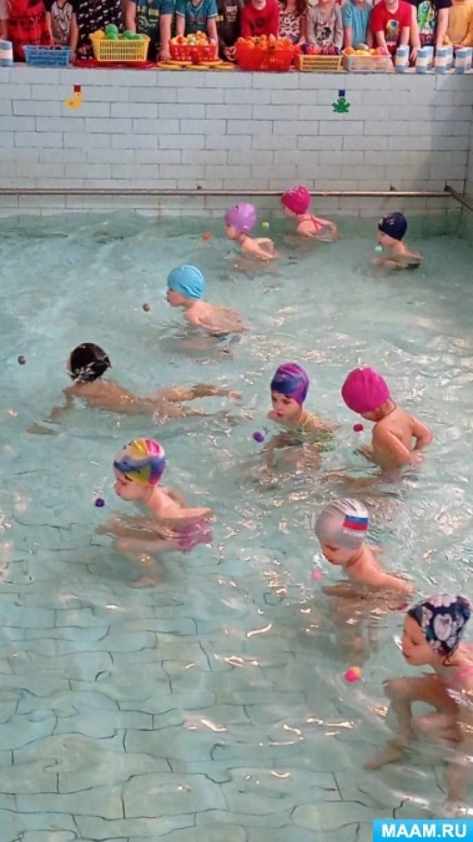 Консультация для родителей, молодых специалистов по ФК «Игры на воде для обучения плаванию детей в ДОУ»