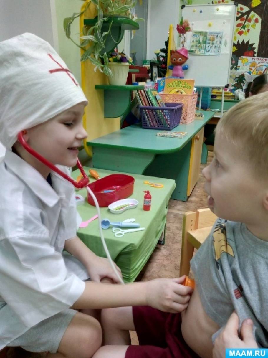 Совместная деятельность воспитателя с детьми средней группы «Знакомство с профессией «Доктор» Фото Совместная деятельность воспитателя с детьми средней группы «Знакомство с профессией «Доктор»