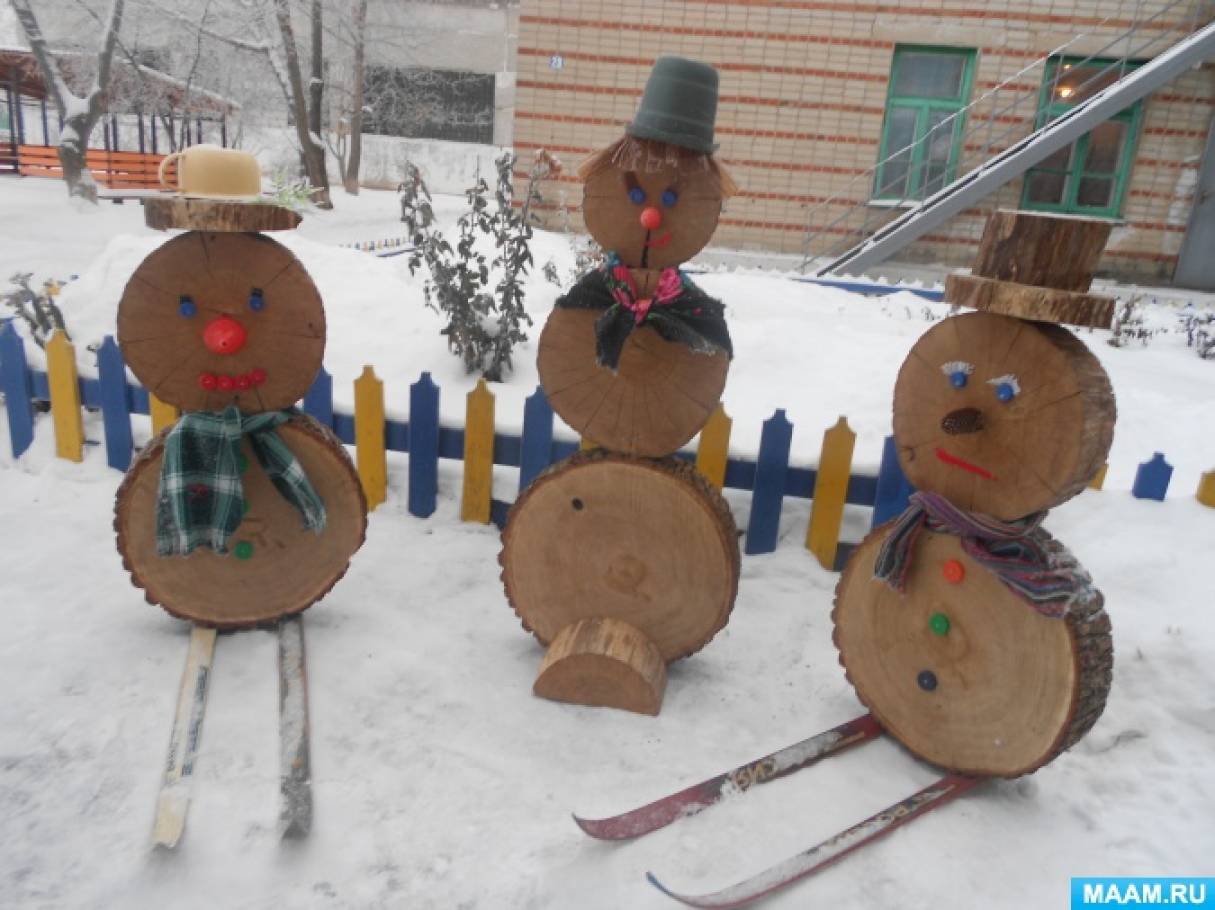 Парад снеговиков в детском саду