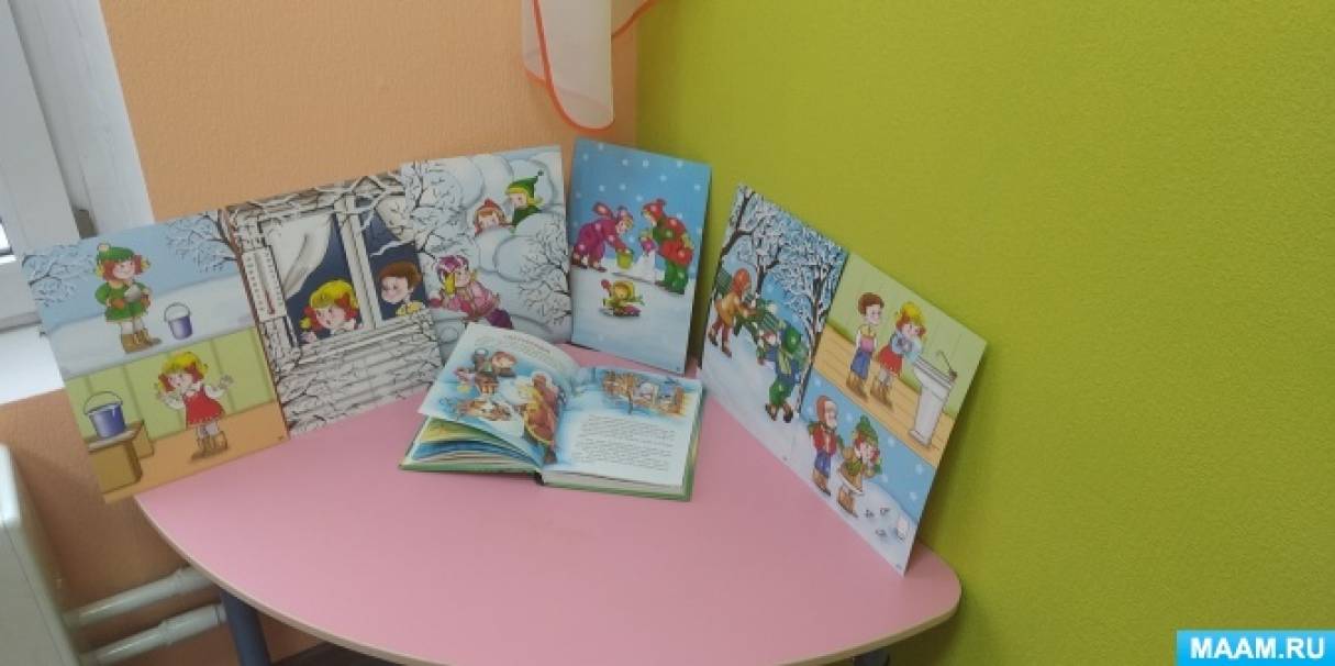 Конспект НОД по ознакомлению с художественной литературой детей 4–5 лет ...