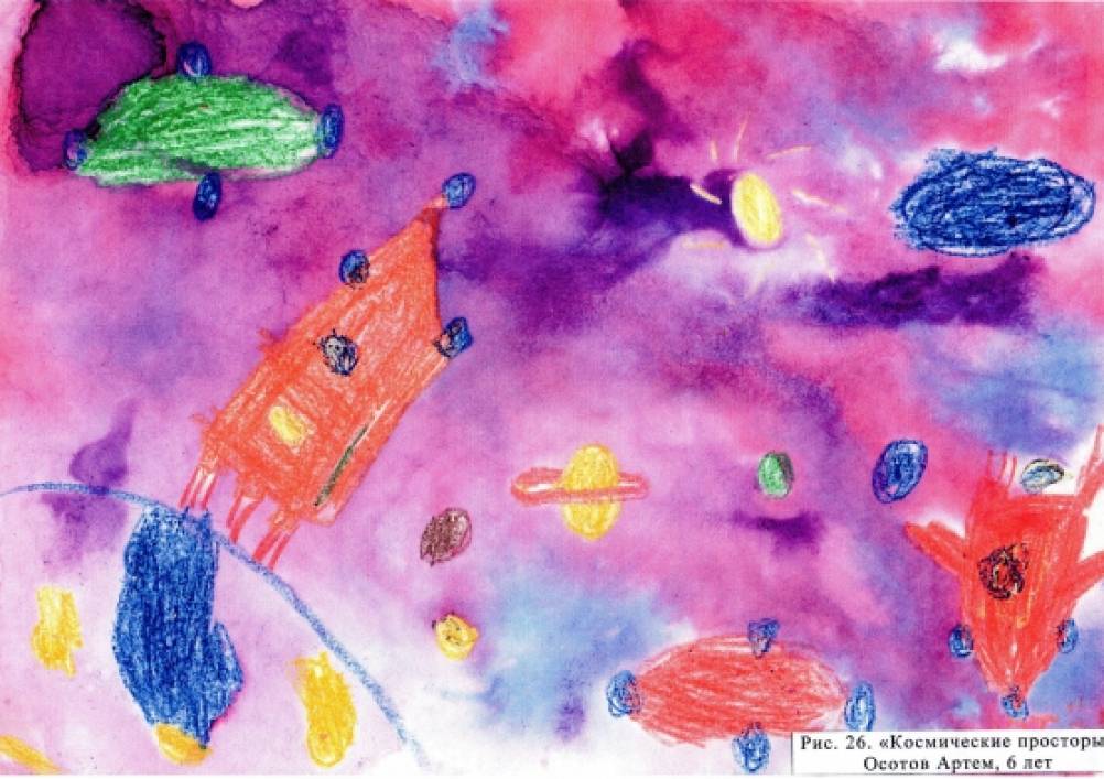 Рисование космос в подготовительной группе нетрадиционные техники. Рисование восковые мелки и акварель "космические дали". Космос восковыми мелками для детей. Космос мелками и акварелью. Нетрадиционные техники рисования для детей космос.