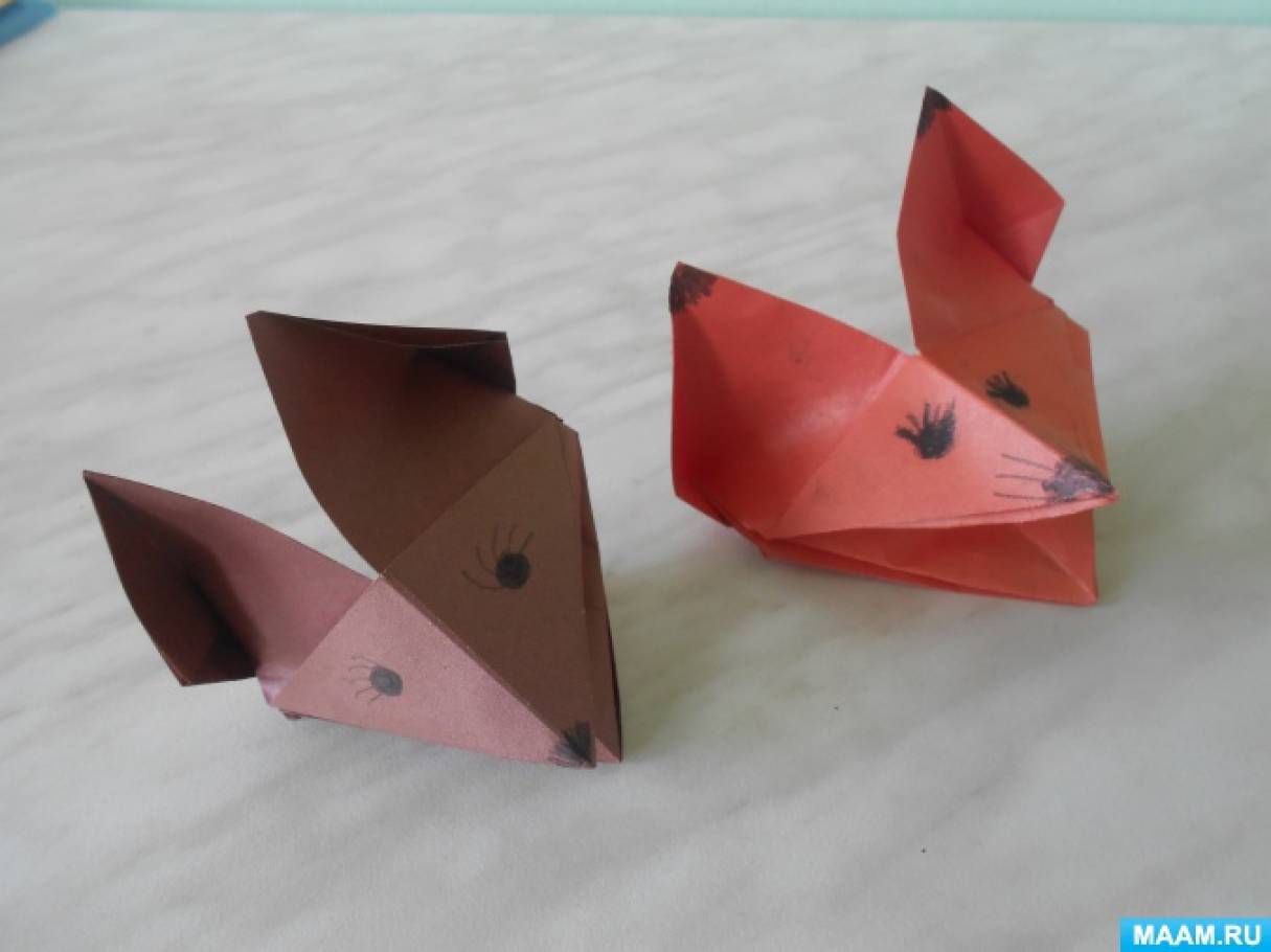 Оригами «Ёж-говорун»