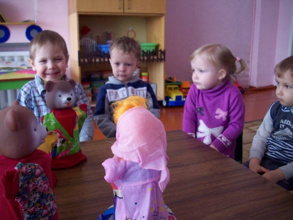 Нод чтение в средней группе. Театрализованный показ сказки три медведя. Занятие лепка миски трех медведей.