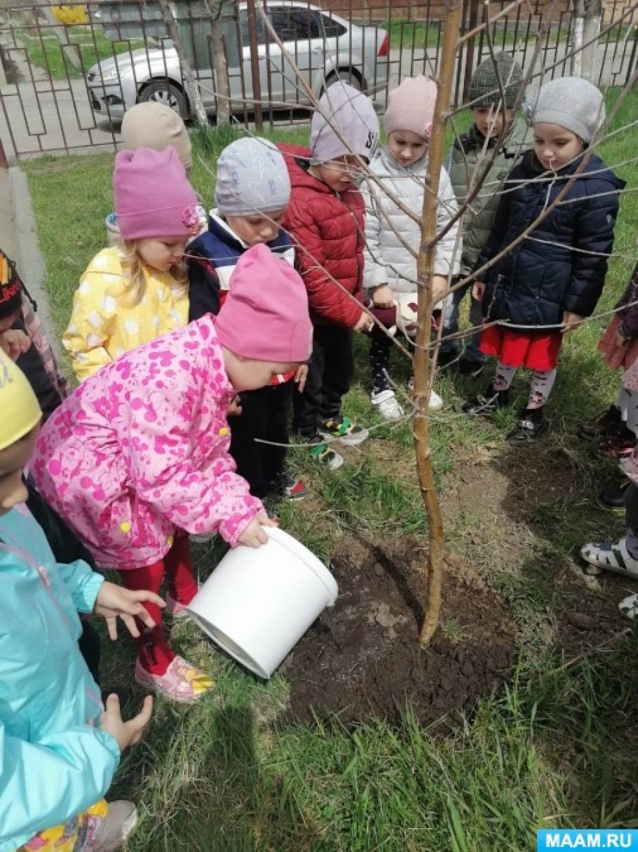 Фотоотчёт об акции «Посади дерево «Сад Памяти»