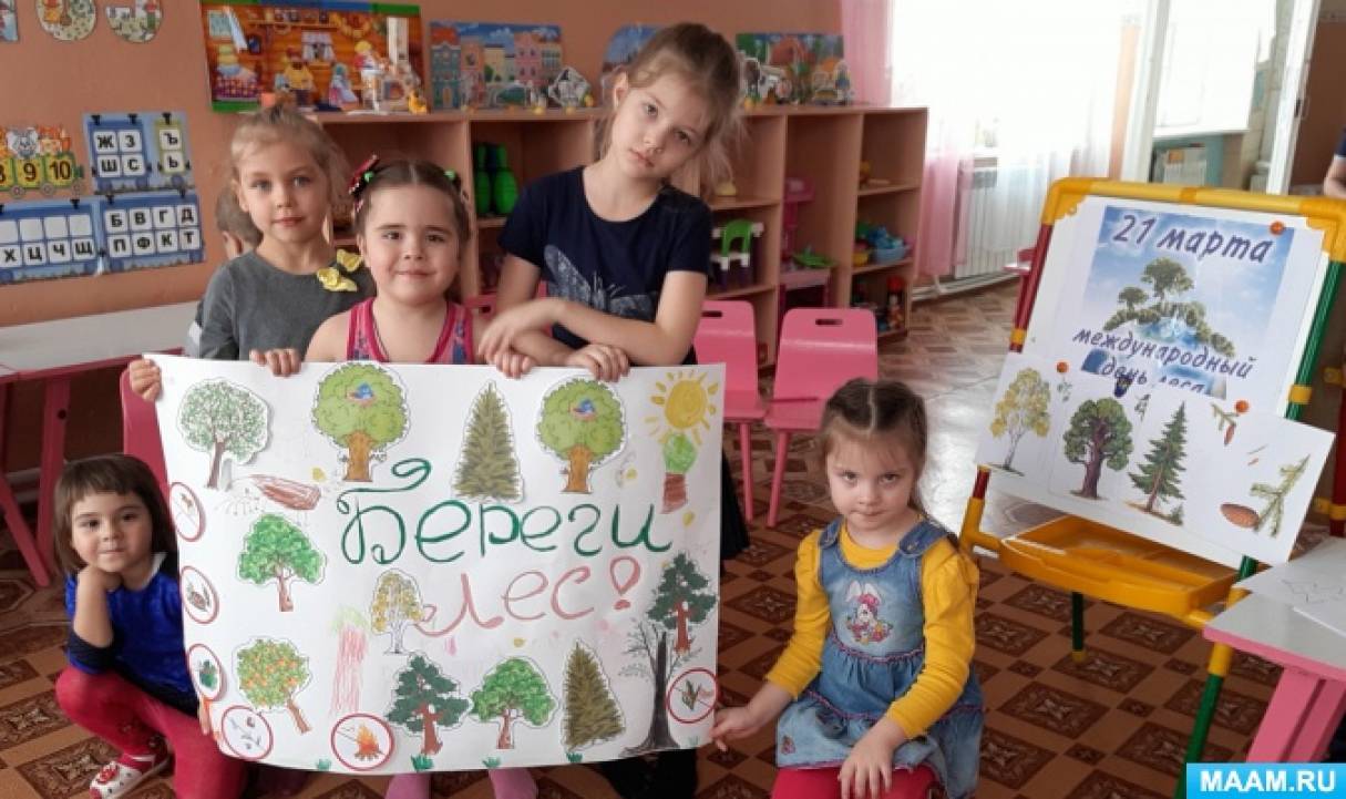 День леса средняя группа в детском саду