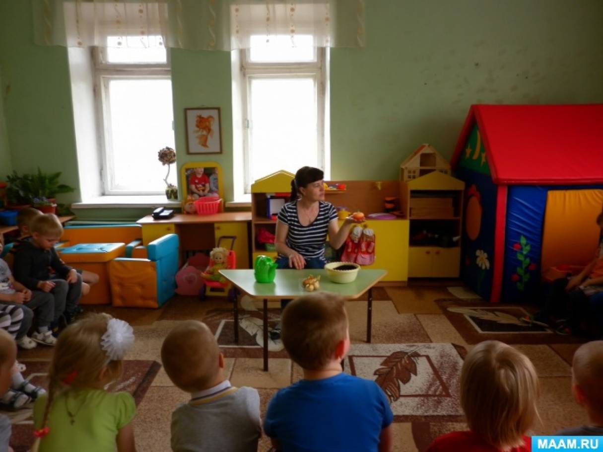 Конспект НОД по ознакомлению с природой в средней группе «Приключение луковички» Фото Конспект НОД по ознакомлению с природой в средней группе «Приключение луковички»