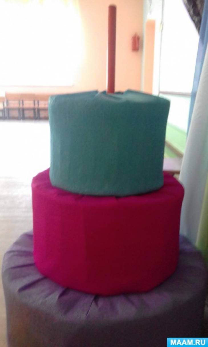 Публикация «Изготовление бутафорского торта в детском саду» размещена в разделах