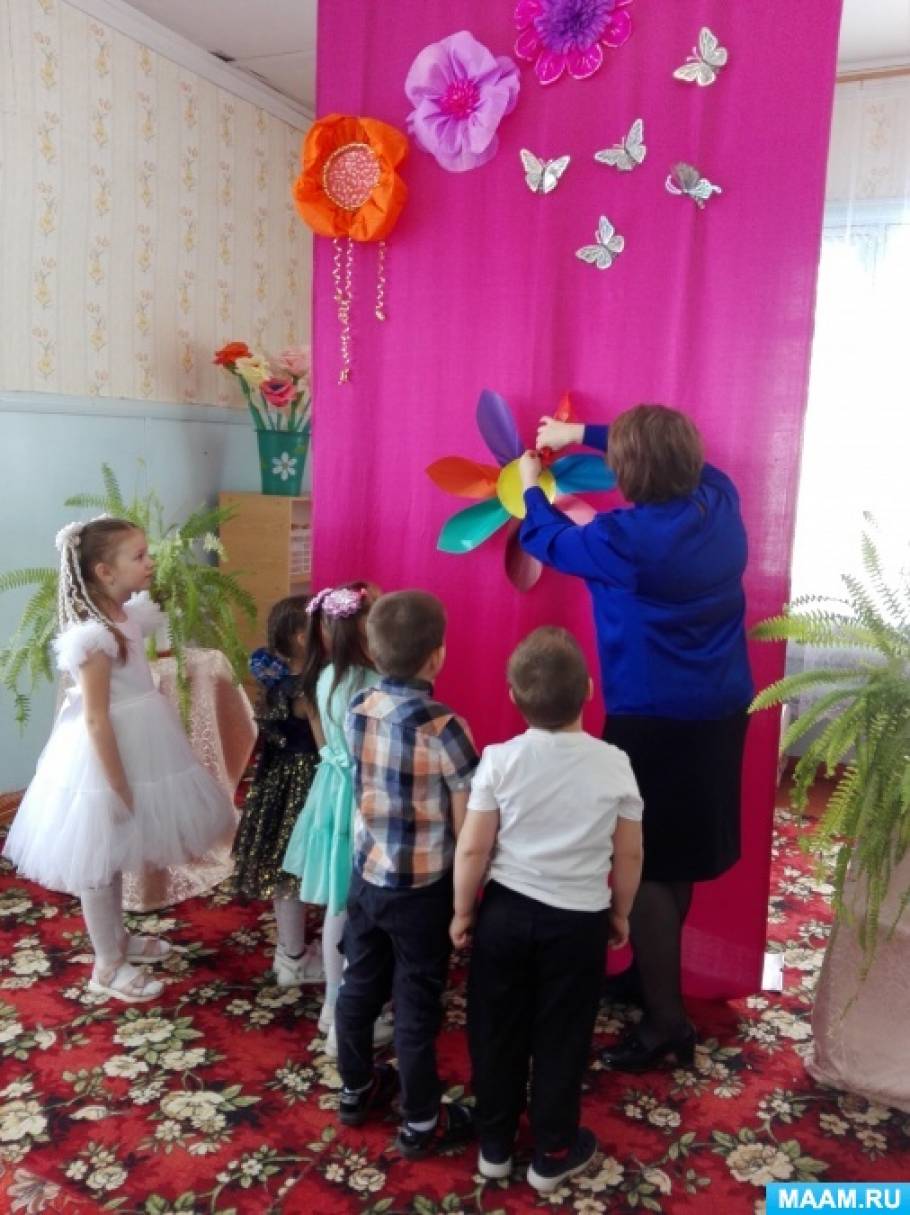 Сценарий праздника к 8 Марта «Цветик-семицветик» с детьми смешанной группы ДОУ