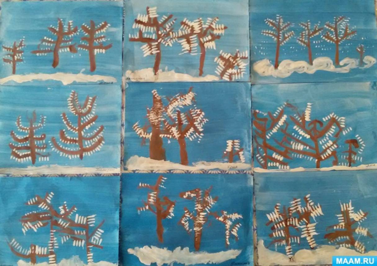 Нод неделя старшая группа. Рисование «деревья в инее» (т. с. Комарова, стр. 91). Рисование в старшей группе на тему деревья в инее. Рисование в средней группе зима. Деревья в инее рисование в подготовительной группе.