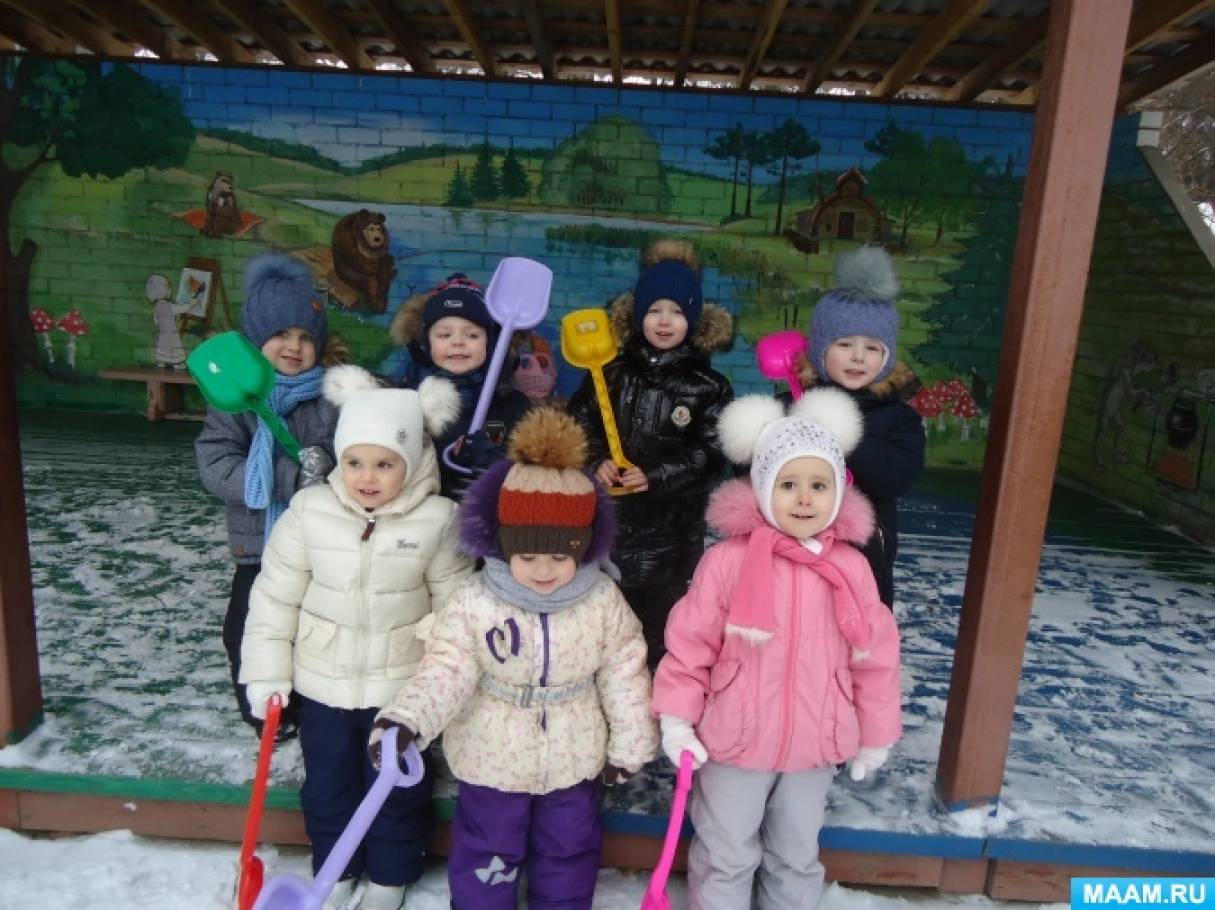 Конспект прогулки «Наблюдение за погодой зимой. Снег» Фото Конспект прогулки «Наблюдение за погодой зимой. Снег»