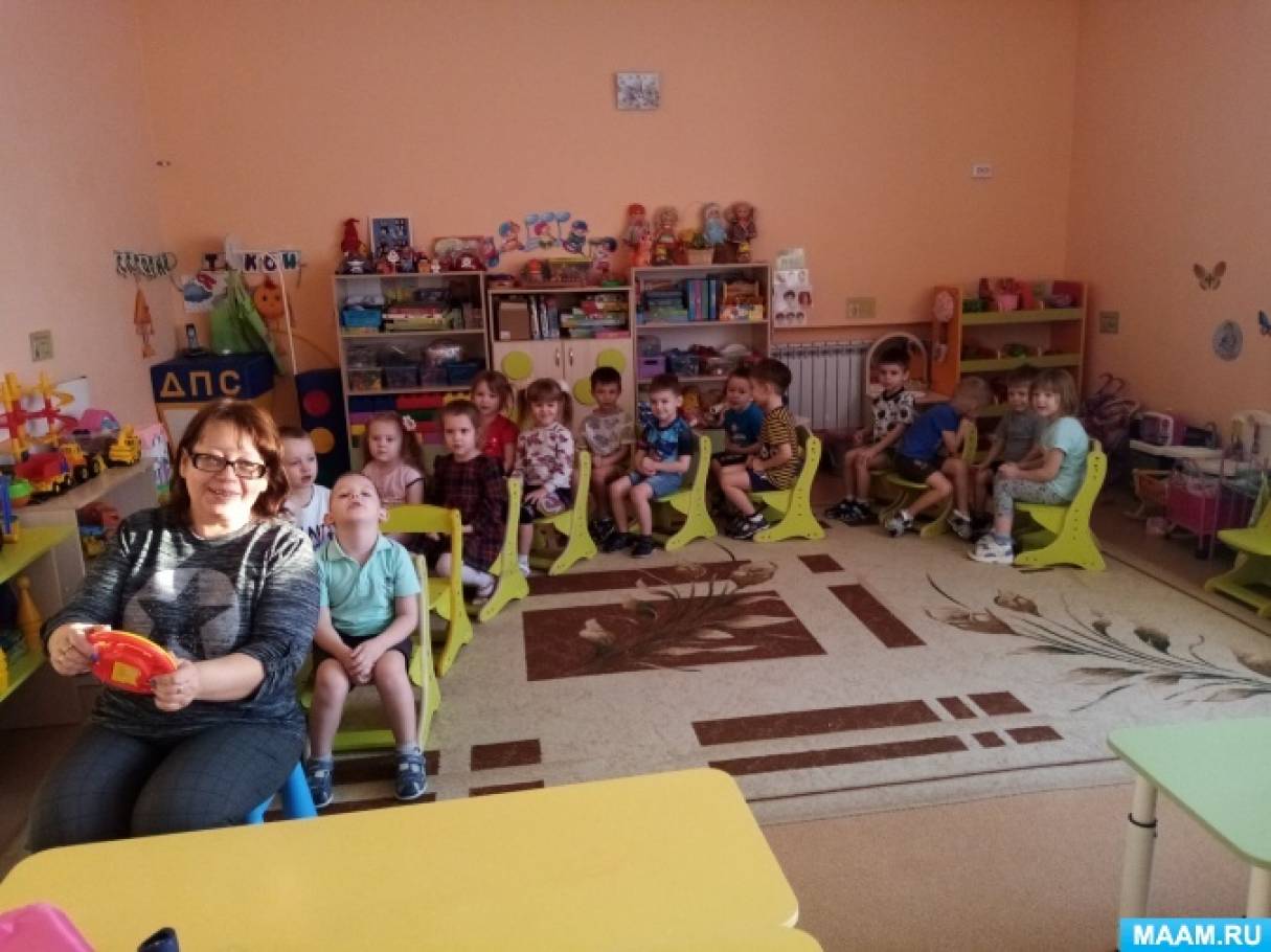 Конспект занятия по познавательному развитию для детей средней группы «Калейдоскоп профессий»