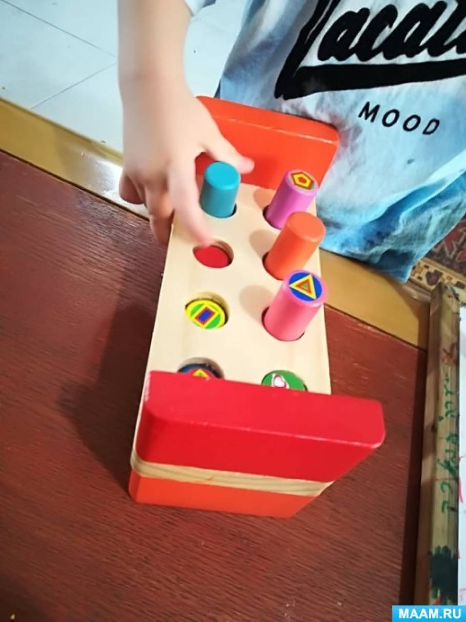 Деревянная игра молоток и гвозди для детей 2–6 лет (2 фото ...
