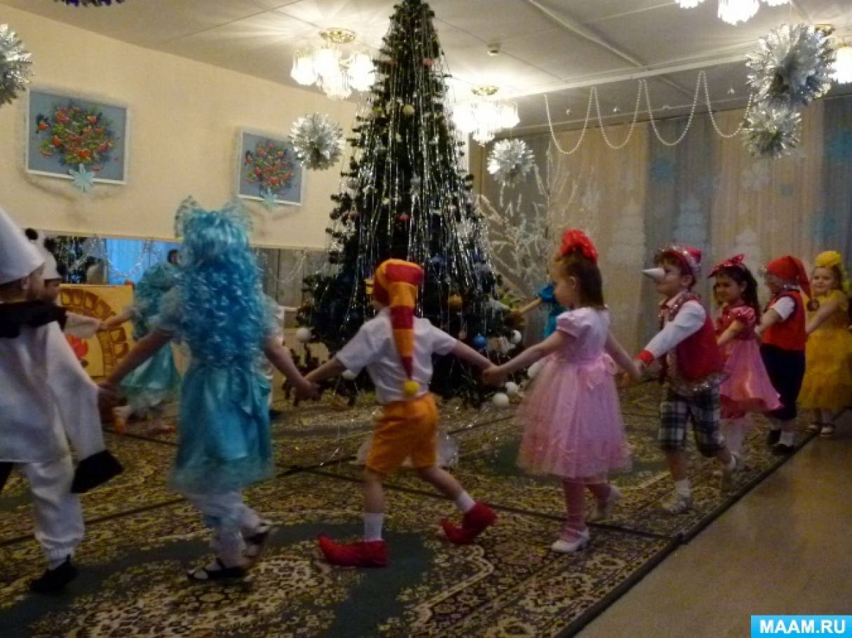 Новогоднее представление в детском саду. Новогодний сценарий для детской театральной студии.