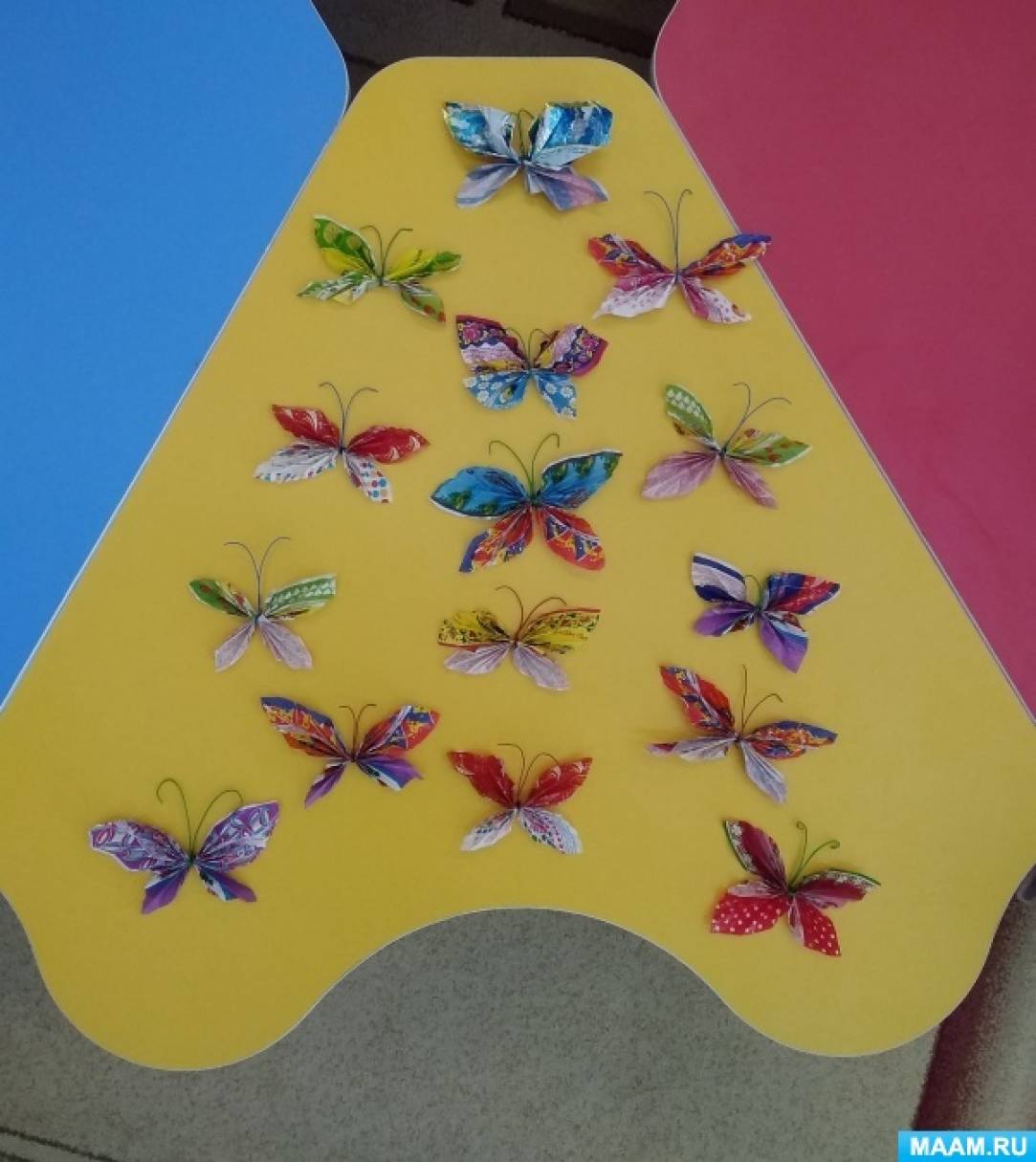 Детский мастер-класс по изготовлению поделки из фантика «Бабочка»