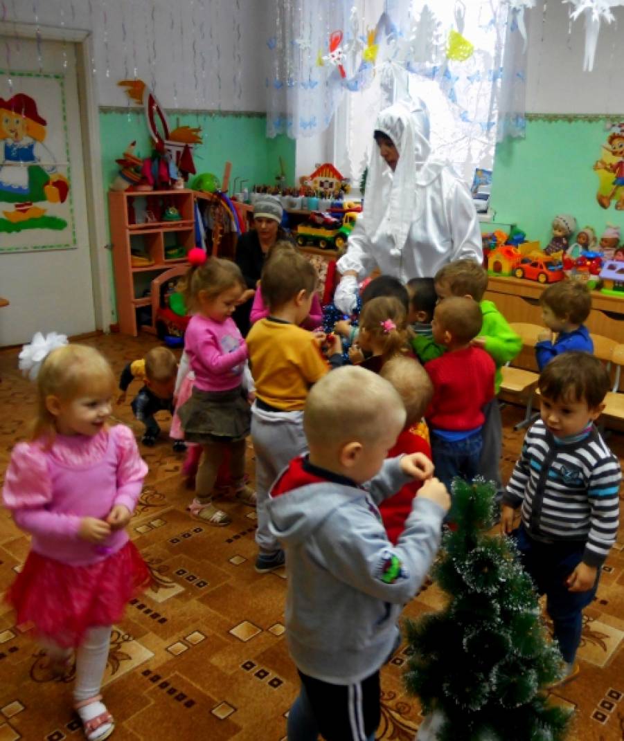 Развлечение в первой младшей группе «Платье для ёлочки» Фото Развлечение в первой младшей группе «Платье для ёлочки»