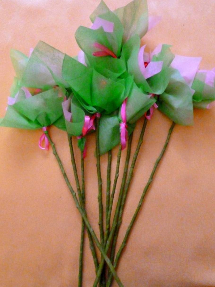 Букет из конфет своими руками: мастер-классы с фото